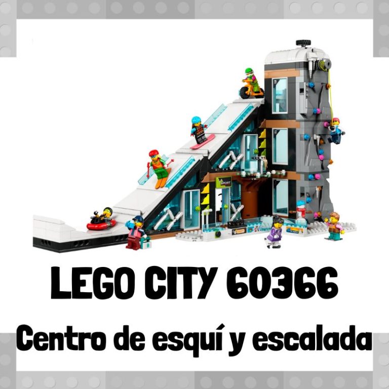 Lee más sobre el artículo Set de LEGO City 60366 Centro de esquí y escalada