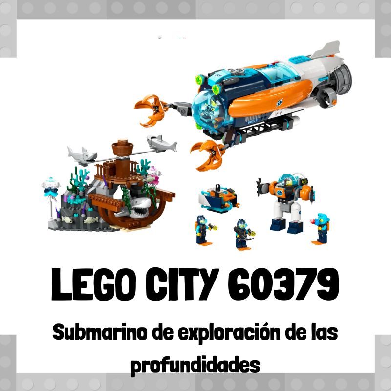 Lee más sobre el artículo Set de LEGO City 60379 Submarino de exploración de las profundidades