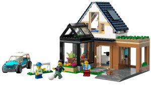 Lego City Casa Familiar Y Coche Eléctrico 60398