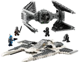 Lego De Caza Colmillo Mandaloriano Vs Interceptor Tie De The Mandalorian De Lego Star Wars 75348