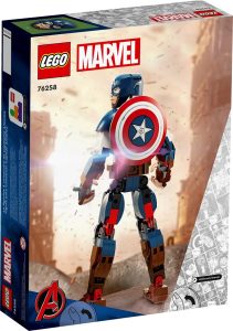 Lego De Figura De Capitán América Para Construir De Marvel 76258 2