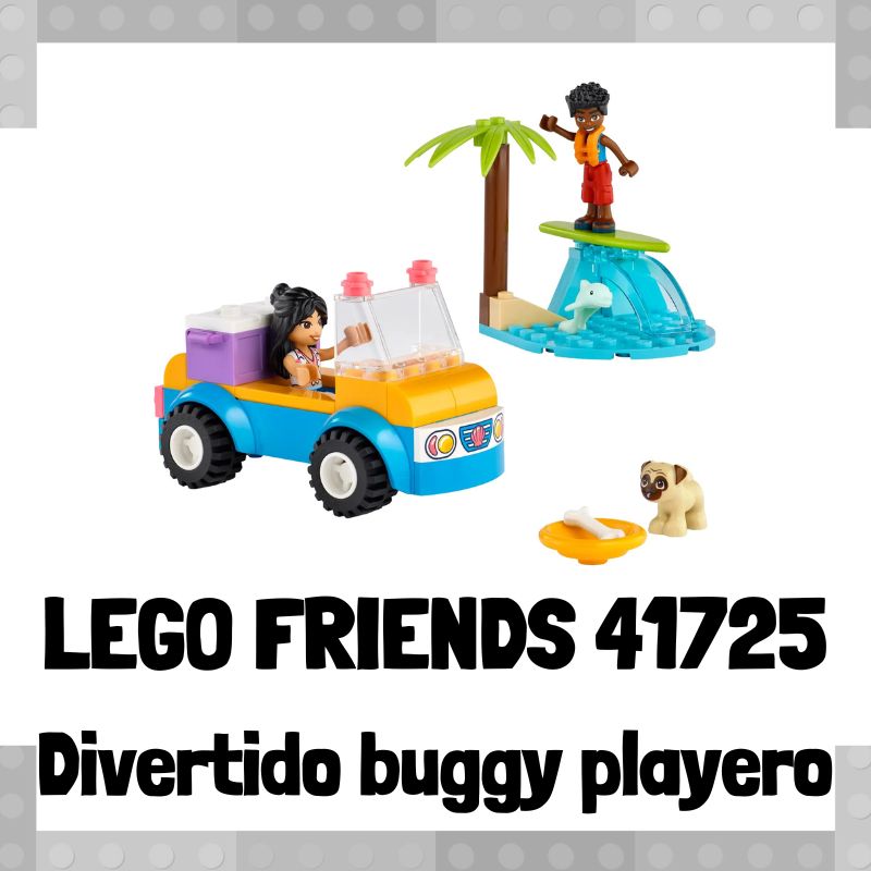 Lee más sobre el artículo Set de LEGO 41725 de Divertido buggy playero de LEGO Friends