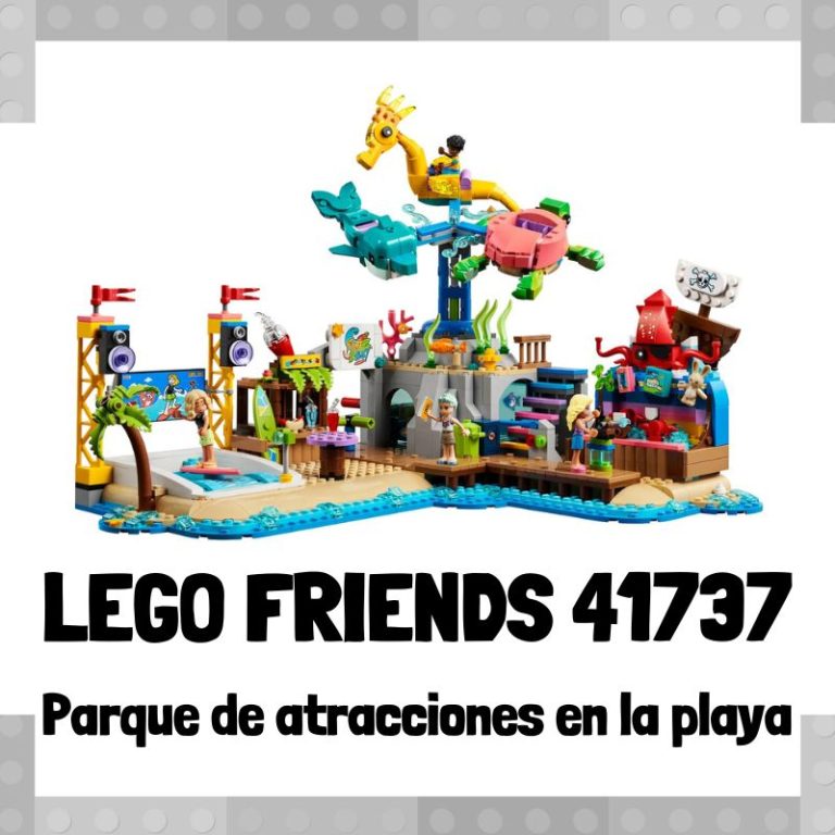 Lee más sobre el artículo Set de LEGO 41737 de Parque de atracciones en la playa de LEGO Friends