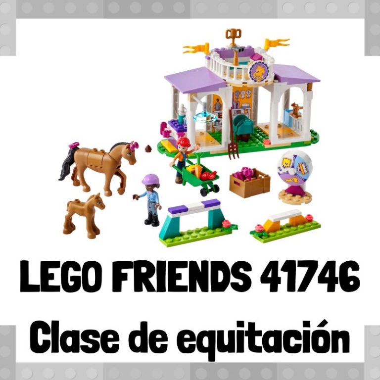 Lee más sobre el artículo Set de LEGO 41746 de Clase de equitación de LEGO Friends