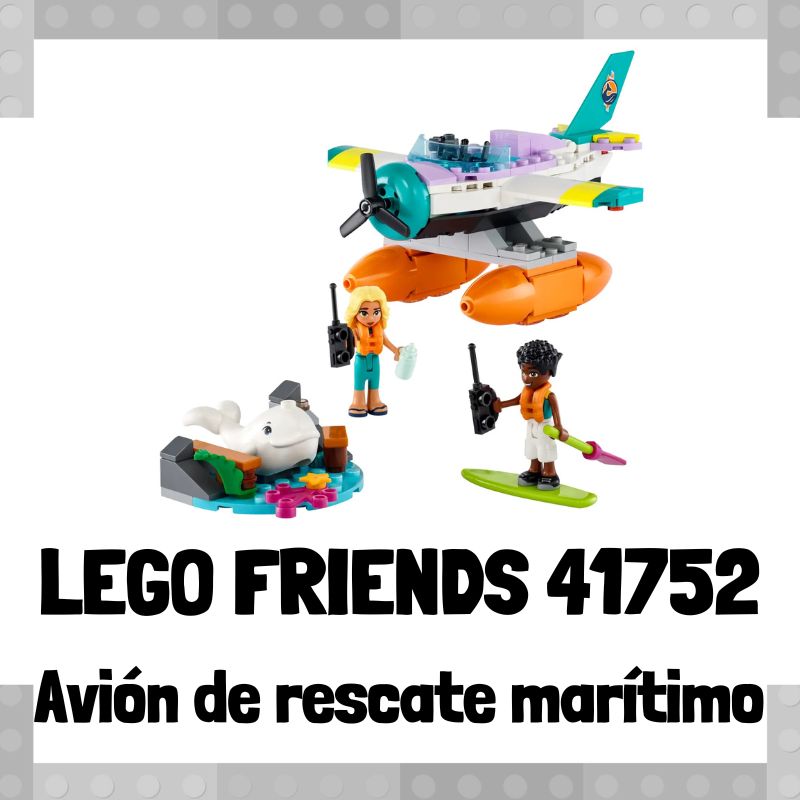 Lee más sobre el artículo Set de LEGO 41752 de Avión de rescate marítimo de LEGO Friends
