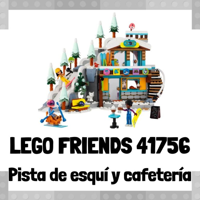 Lee más sobre el artículo Set de LEGO 41756 de Pista de esquí y cafetería de LEGO Friends