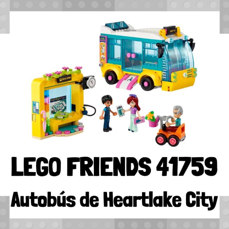 Lee más sobre el artículo Set de LEGO 41759 de Autobús de Heartlake City de LEGO Friends