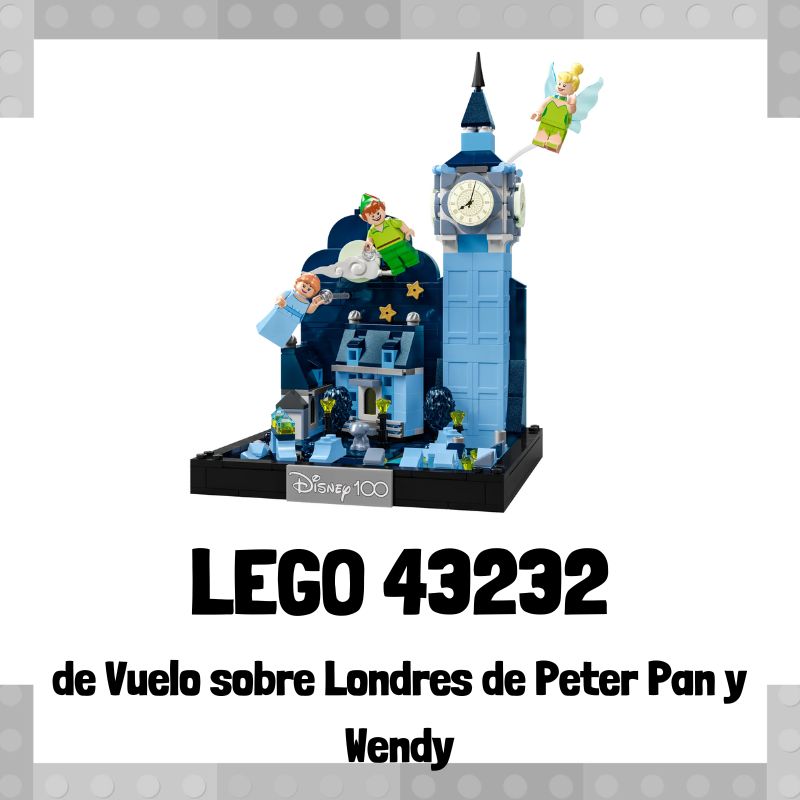 Lee más sobre el artículo Set de LEGO 43232 de Vuelo sobre Londres de Peter Pan y Wendy de LEGO Disney