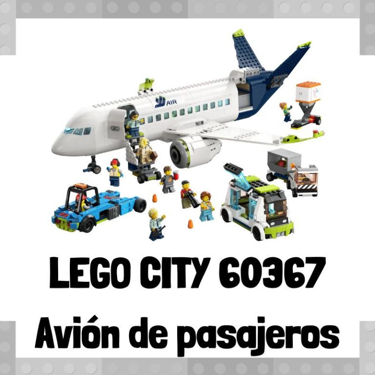 Lee más sobre el artículo Set de LEGO City 60367 Avión de pasajeros