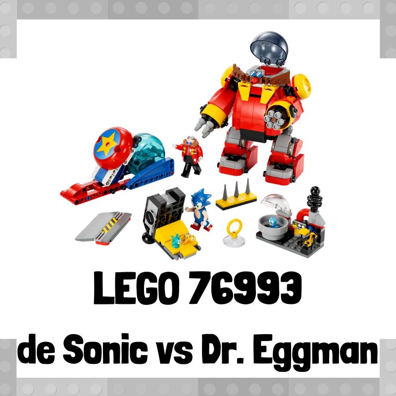 Lee más sobre el artículo Set de LEGO 76993 de Sonic vs Robot Death Egg del Dr. Eggman de LEGO Sonic